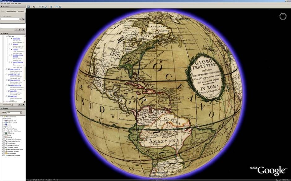 David Rumsey Historical Map Collection Google Earth Adds Rumsey Historical Maps Layer