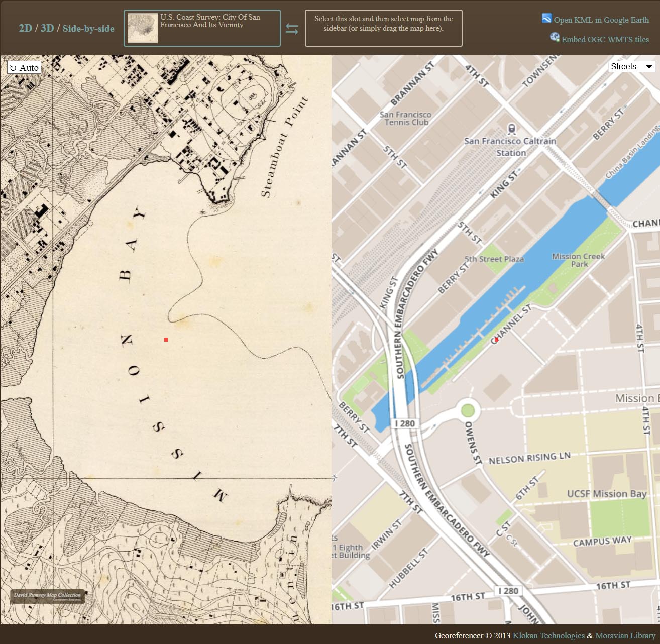 Side By Side Maps Old And New David Rumsey Historical Map Collection | Georeferencer Added To Online  Library